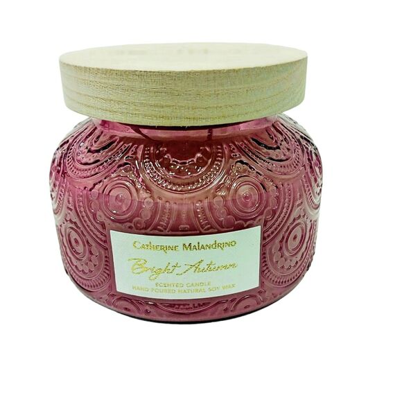 Catherine Malandrino BRIGHT AUTUMN Candle SOY Hand Poured Exotic Jar Retail $67 - Picture 8 of 13